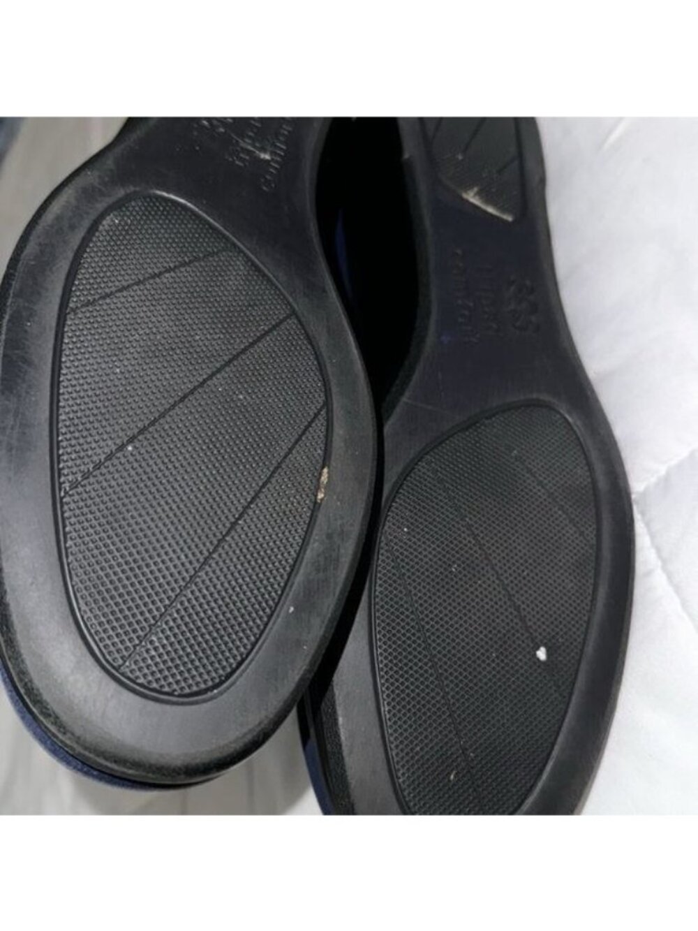 SAS Tripad Womens Navy Wedge Slip-On Shoes Size 8M Made In USA Comfortable - Picture 5 of 6